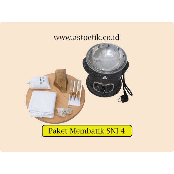 

Paket Membatik SNI 4 WAJIB TAMBAH BIAYA PACKING KAYU