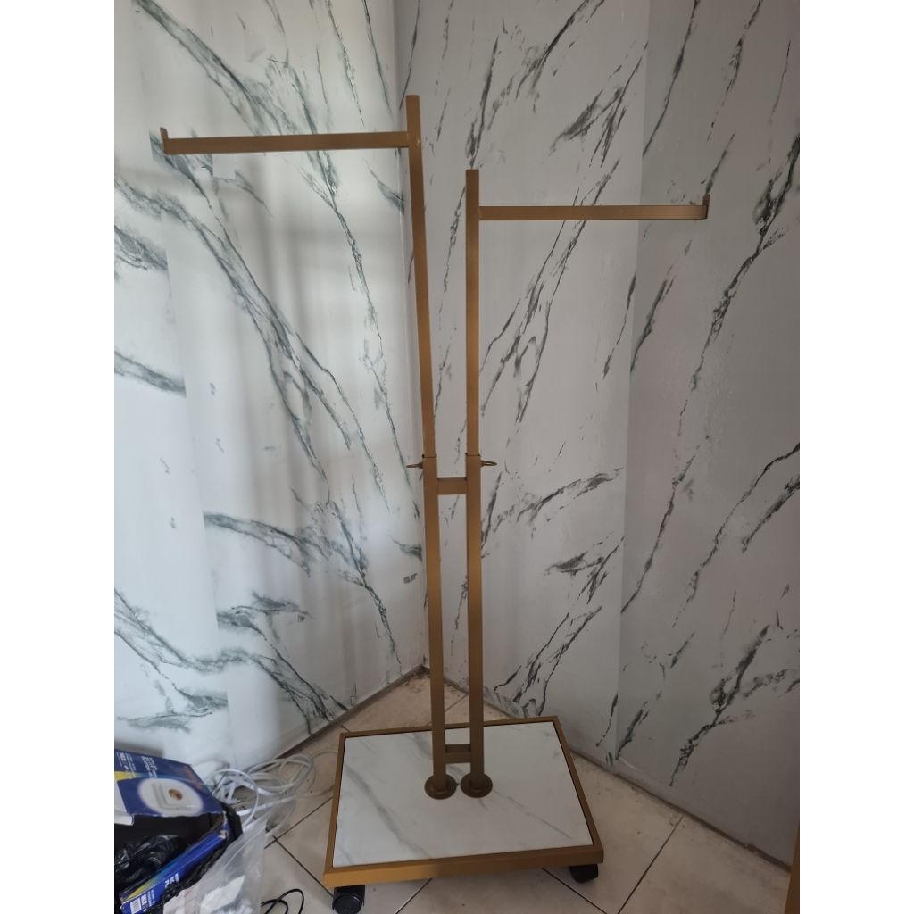 gawang 2 arah  kotak+ roda / gawang murah / display gawang 2 arah