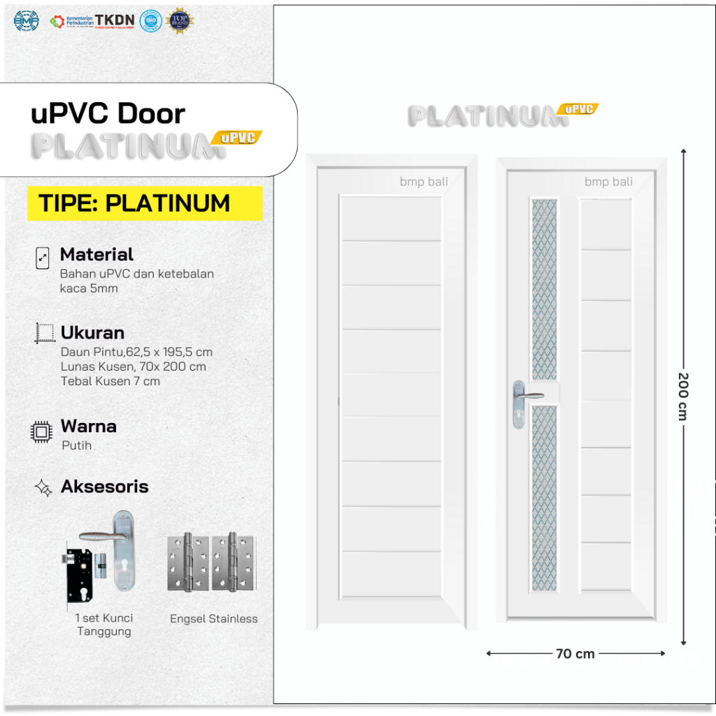 PINTU KAMAR MANDI UPVC PLATINUM - UPVC DOORS