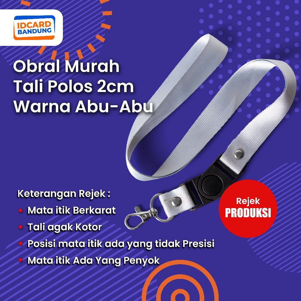 

OBRAL MURAH Tali Polos Ukuran 2cm Reject Produksi