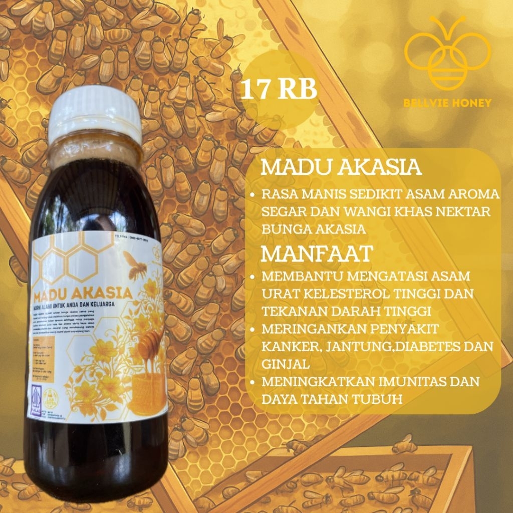 

BHONEY 100% MADU MURNI TANPA CAMPURAN DAN TAMBAHAN APAPUN MURNI ASLI ALAMI GARANSI DUNIA AKHIRAT