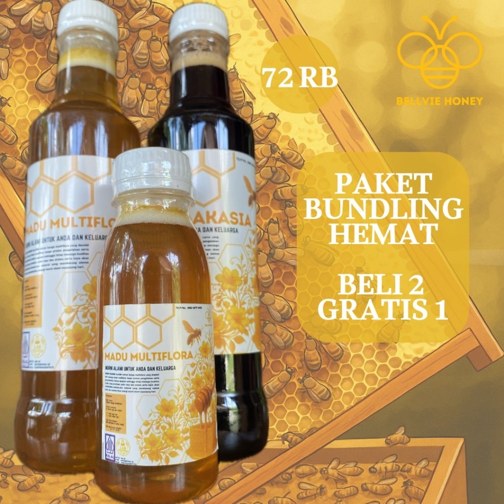 

BHONEY 100% MADU MURNI TANPA CAMPURAN DAN TAMBAHAN APAPUN MURNI ASLI ALAMI GARANSI DUNIA AKHIRAT