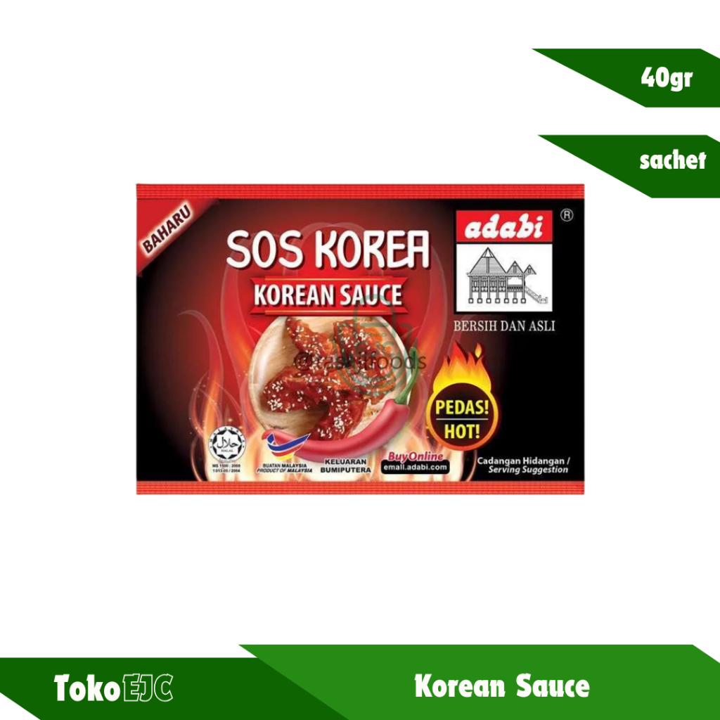 

[EJC] Adabi Sos Korea Pedas Hot Sauce 40gr HALAL