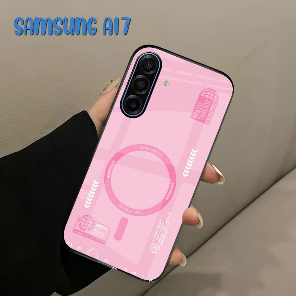 Softcase Glass Kaca Kilau SAMSUNG A17 - SAMSUNG A17 2025 - Case Samsung Terbaru - SAMSUNG A17