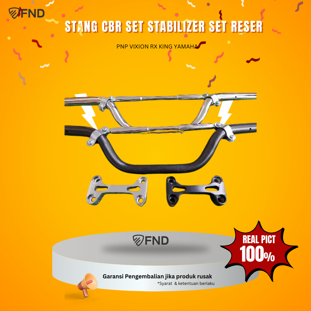 STANG CBR LED SET STABILIZER  RAISER KLEM STANG XABRE PNP VIXION RX KING YAMAHA