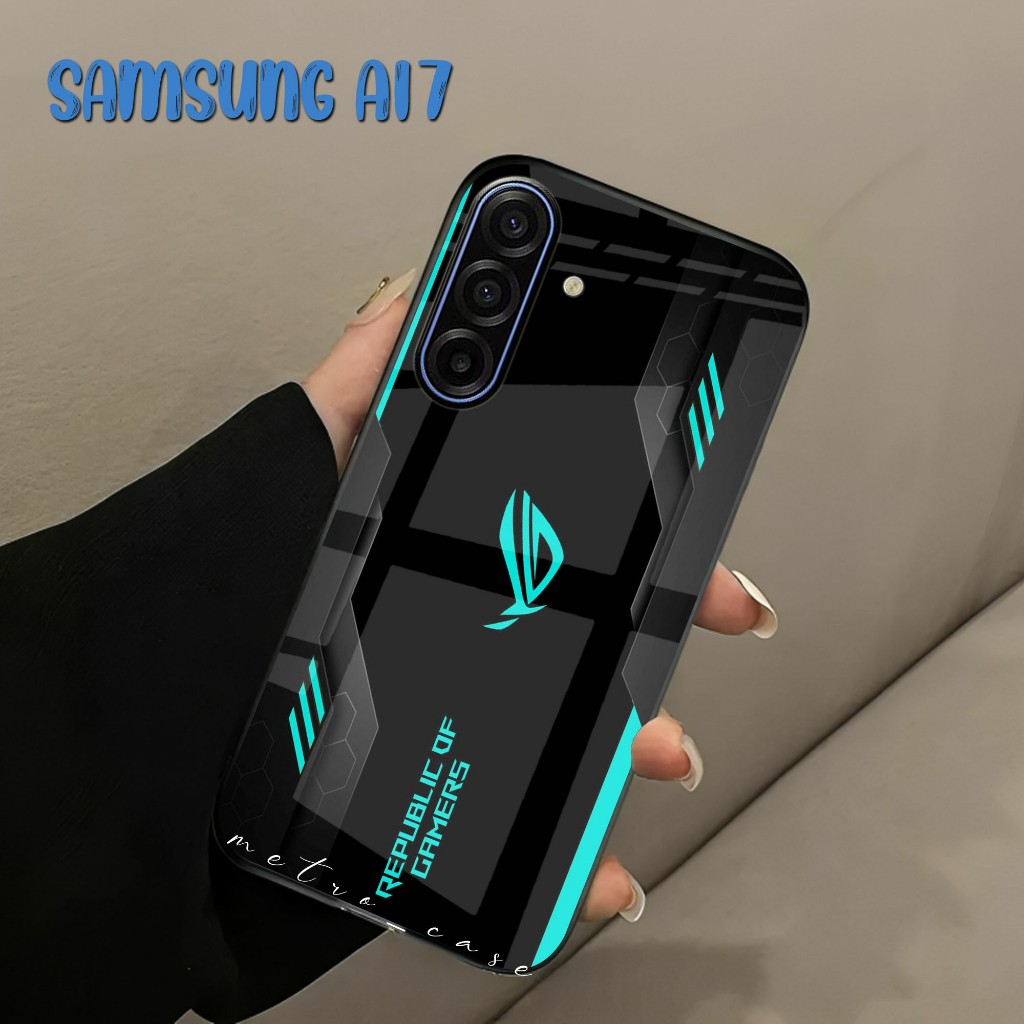 Softcase Glass Kaca Glossy SAMSUNG A17 - SAMSUNG A17 2025 - Case Samsung Terbaru - SAMSUNG A17