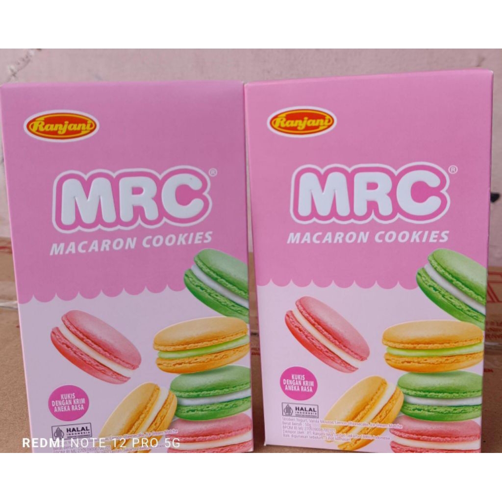 

mrc macarons cookies box 50 gr