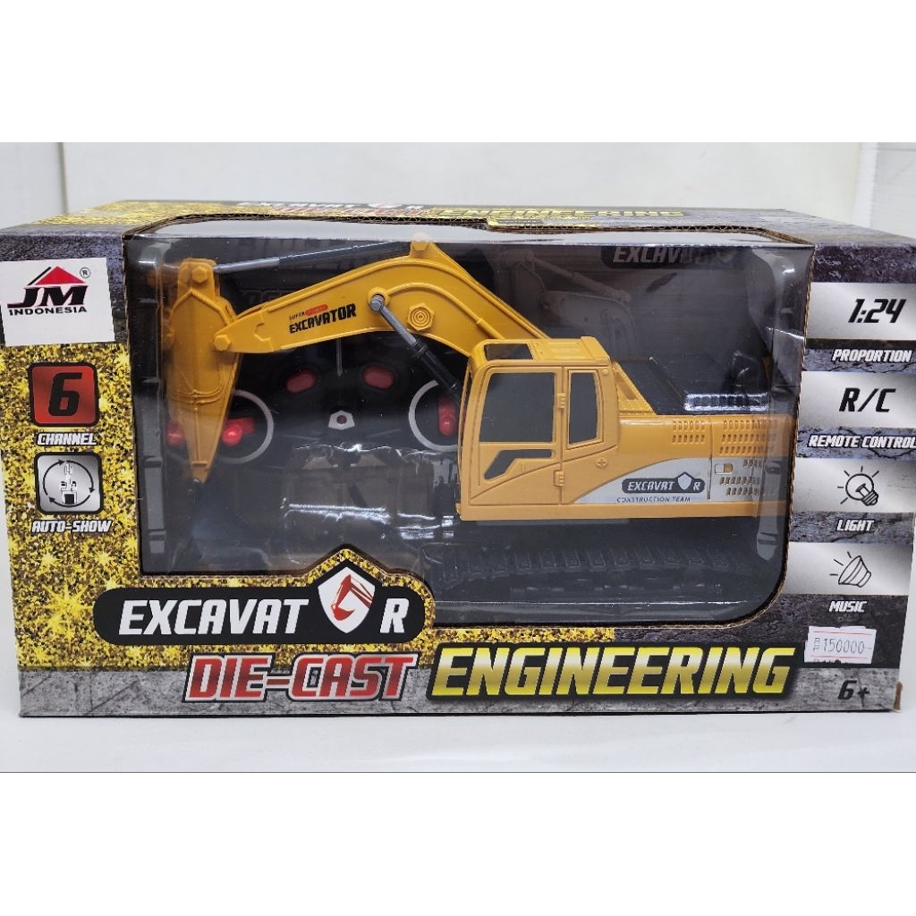 Mainan anak truck remote control / truk beko RC