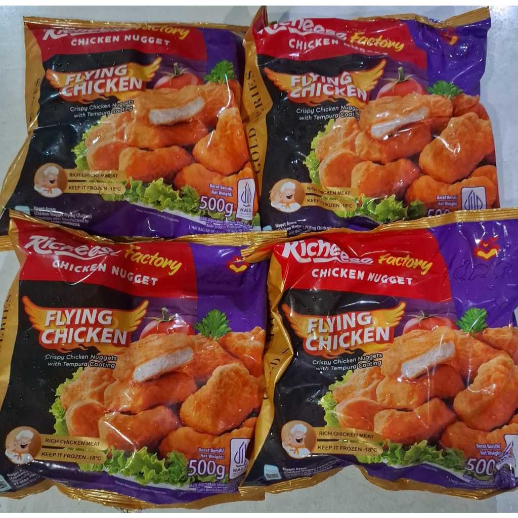 

RICHEESE CHICKEN NUGGET FLYING CHICKEN 500GR / NUGGET AYAM