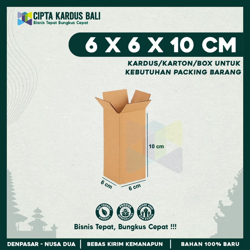 

Kardus Packing 6x6x10 | Box packing | Karton Packing
