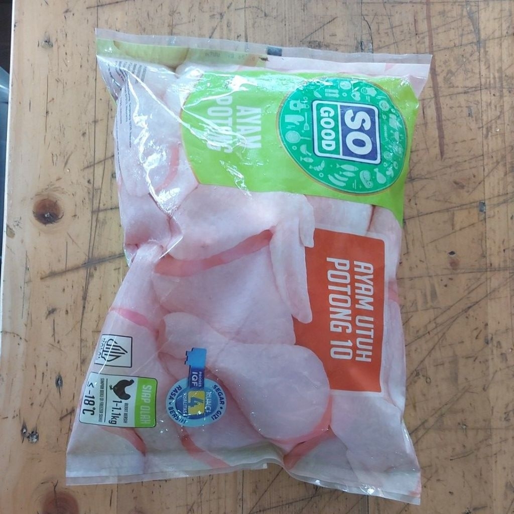 

SO GOOD AYAM UTUH POTONG (ISI 10) 1KG