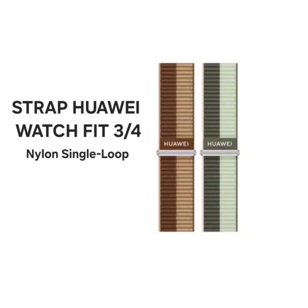 Strap Huawei Watch Fit 3 Fit 4 ORIGINAL Nylon Single Loop Tali Jam Tangan Huawei