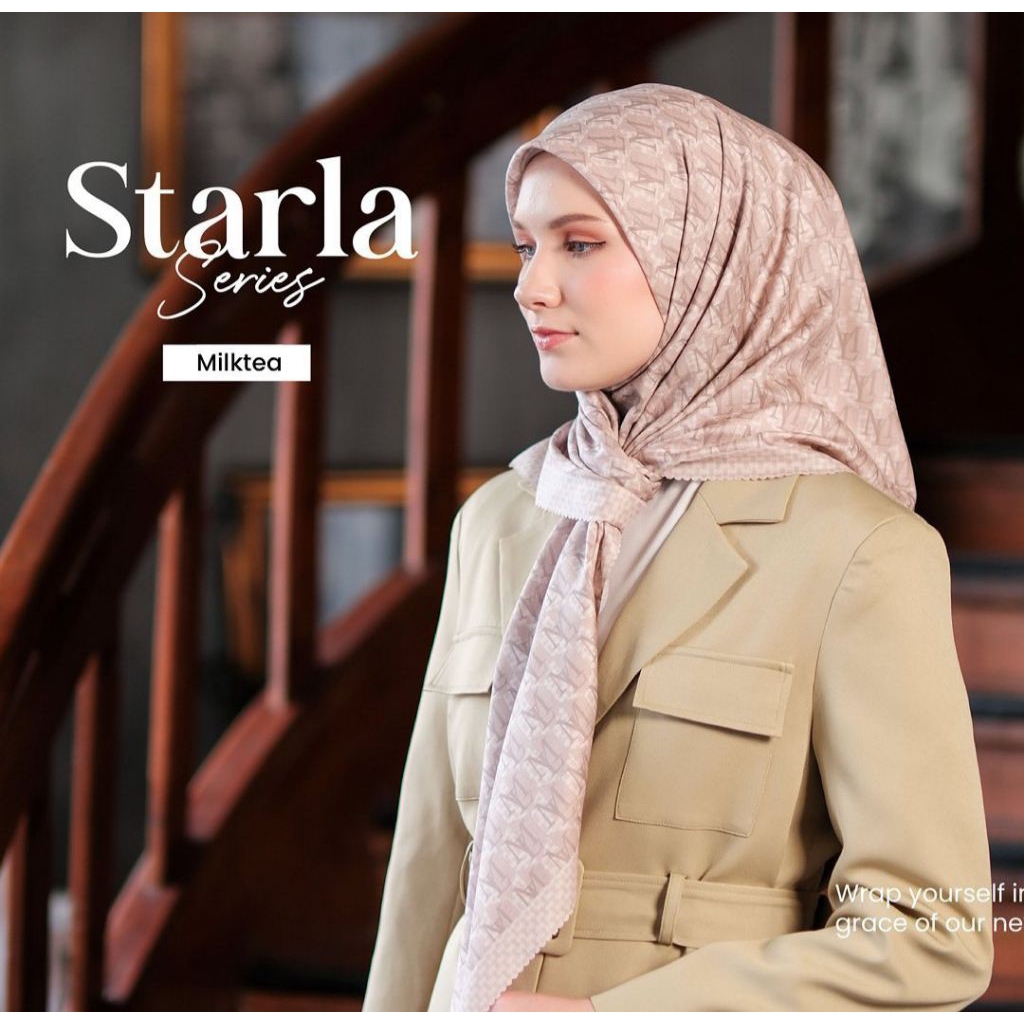 My Lady Hijab scarf/ Hijab segiempat motif /monogram