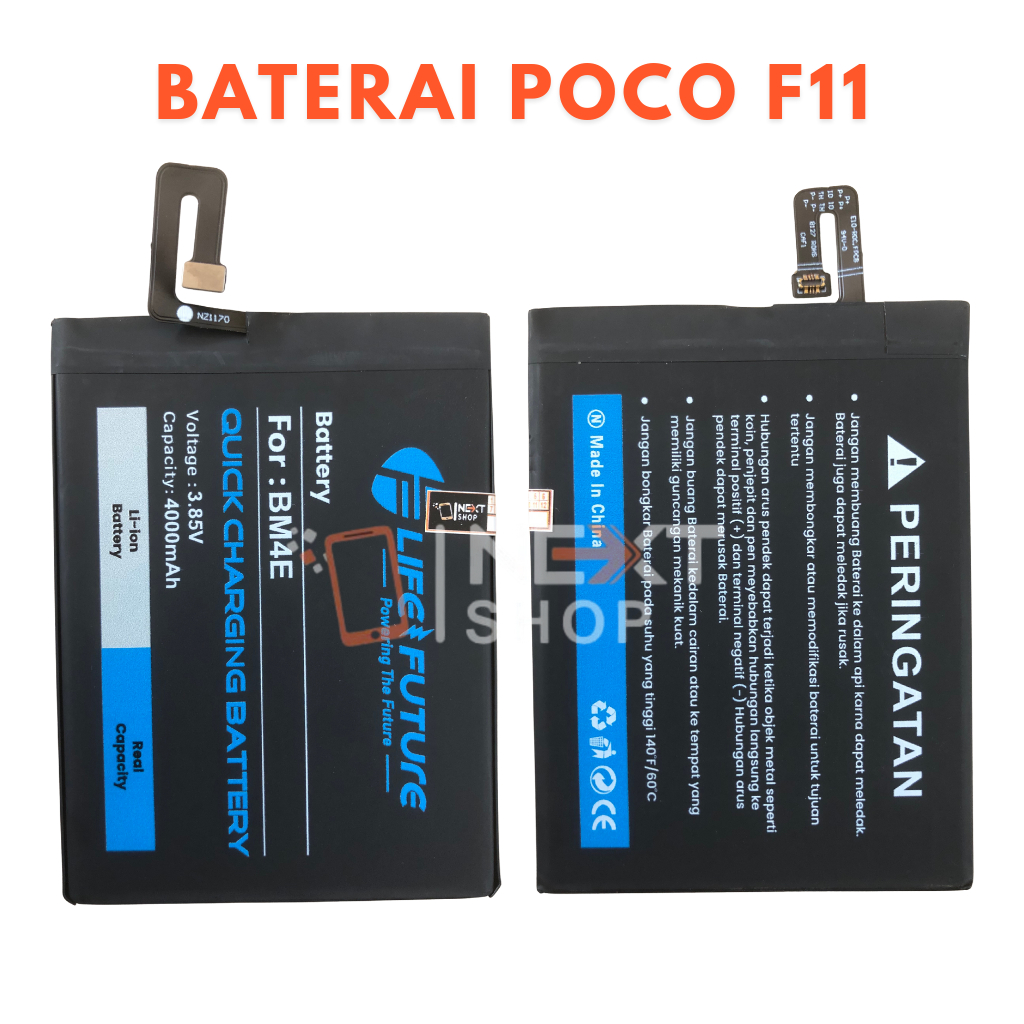 BATERAI POCO F11 / BM4E DOUBLE POWER LIFE FUTURE