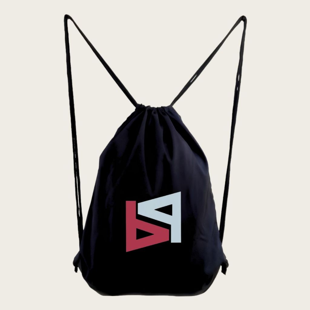 Totebag / Stringbag Motif Mileapo bounprem ceri nilknhake bahan kain drill hitam Raikantopeni Thaila