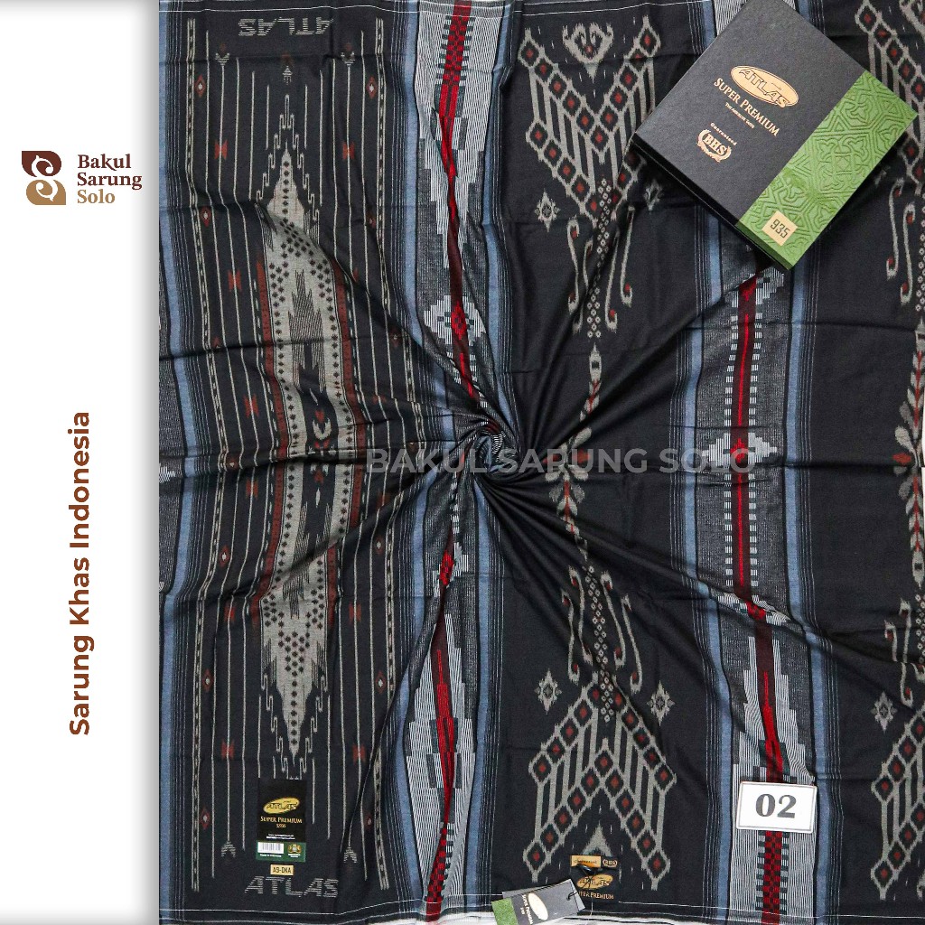 Sarung ATLAS Super Premium Gold S935 Motif Khas Dobby DJK | DKA