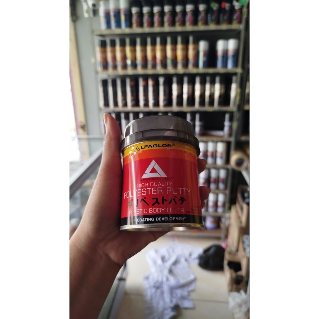 dempul alfagloss POLYESTER PUTTY