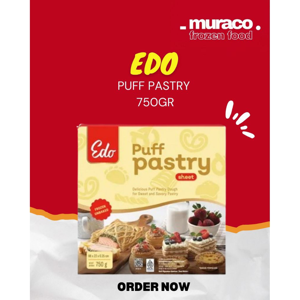

Edo Puff Pastry Sheet 750gr