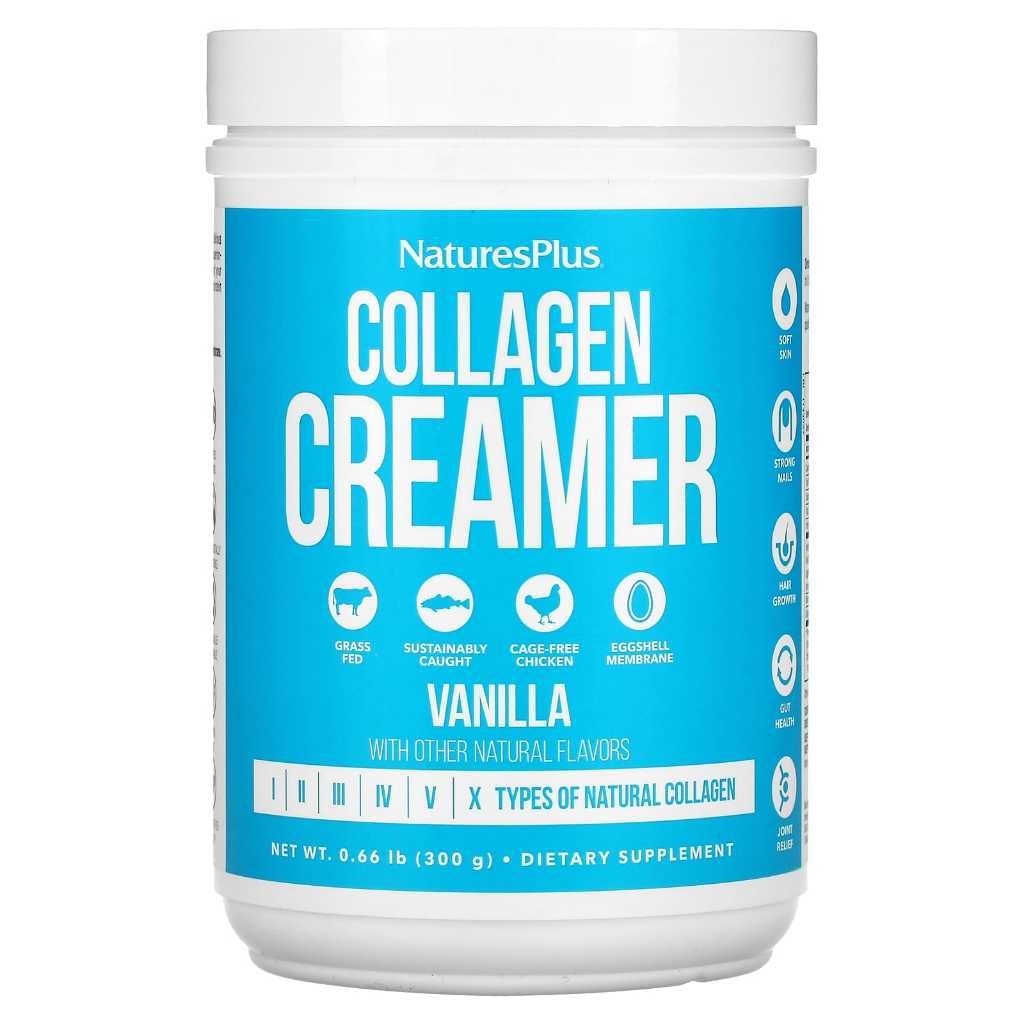 Natures Plus Collagen Creamer Vanilla 300 g