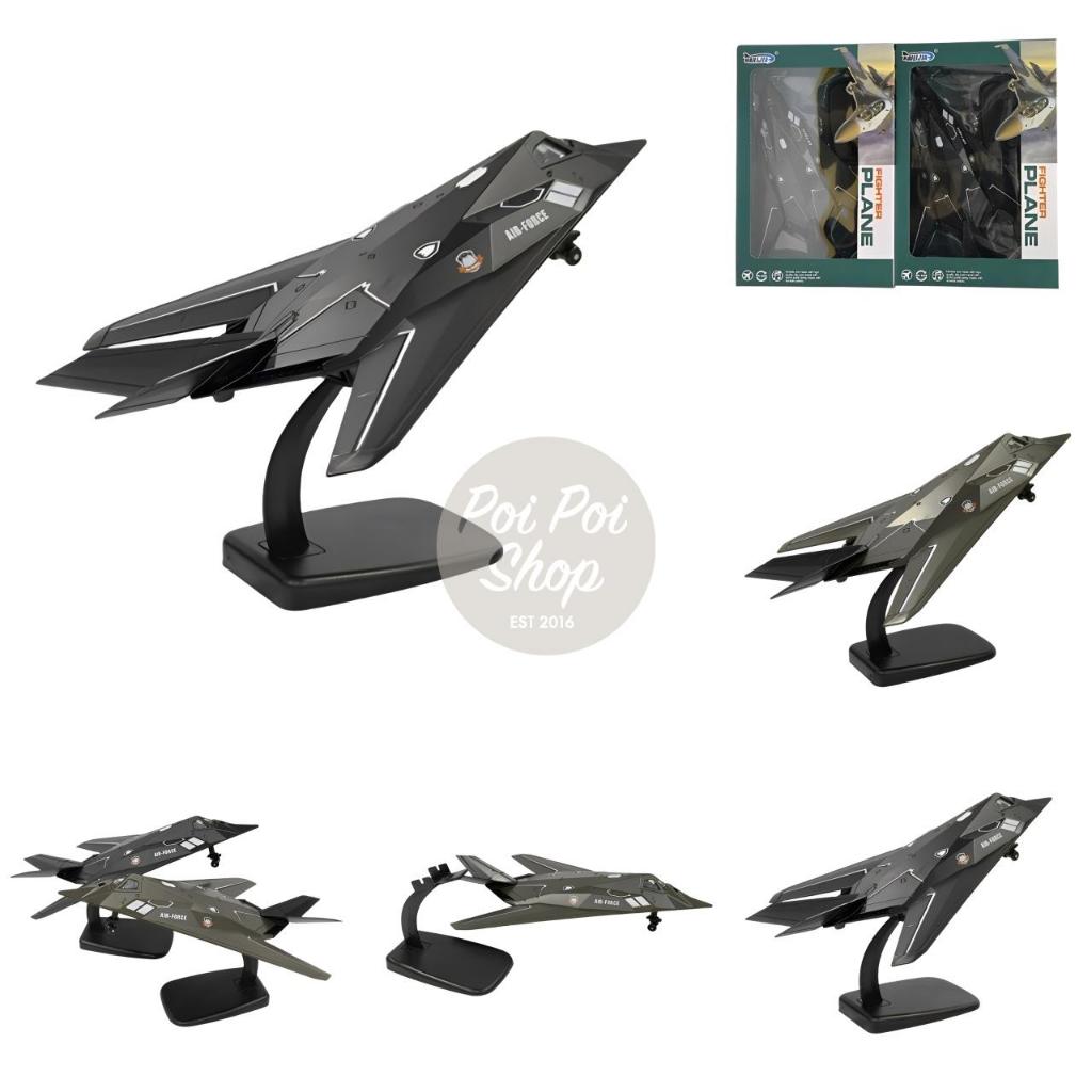 Promo Diecast Pesawat 1:72 F-117A Nighthawk Stealth Bomber Figure Fighterplane Militer Pesawat