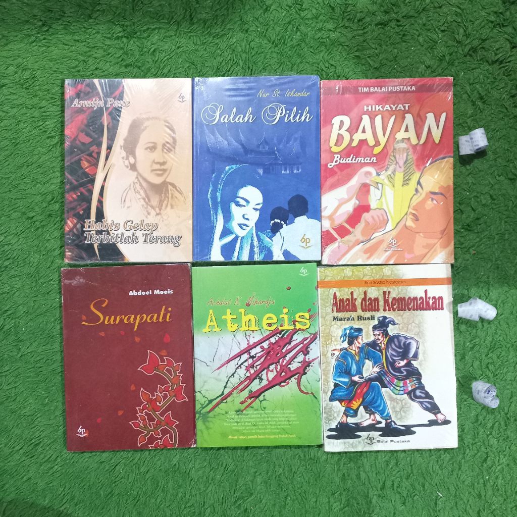 NOVEL SASTRA HABIS GELAP TERBITLAH TERANG SALAH ASUHAN HIKAYAT BAYAN SURAPATI ATHEIS ANAK DAN KEMENA