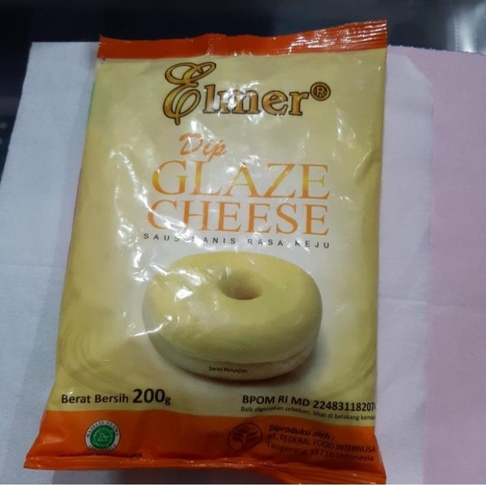 

ELMER DIP GLAZE CHEESE/RASA KEJU 200GRX1,TOPPING DONAT,CAKE DLL