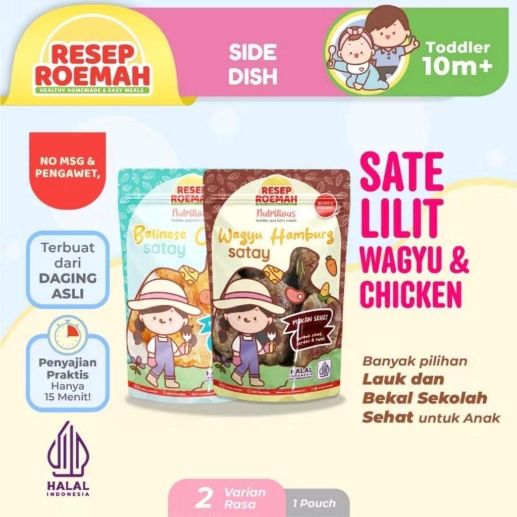 

Resep Roemah Sate Lilit Wagyu & Chicken / Balinese Satay / Toodler Healthy Frozen Food / No MSG