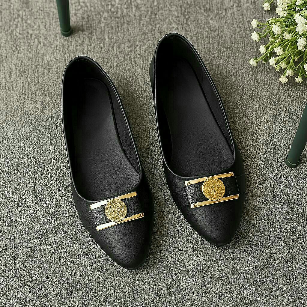 Sepatu Wanita Flatshoes Big Size 41 42 43 44 45 V035