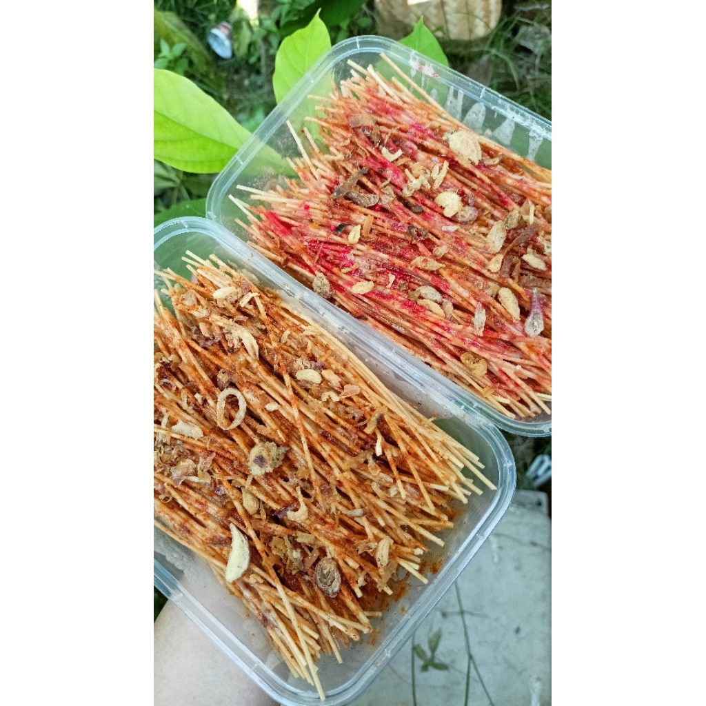 

Mie Lidi Kecil Bumbu basah Renyah Gurih