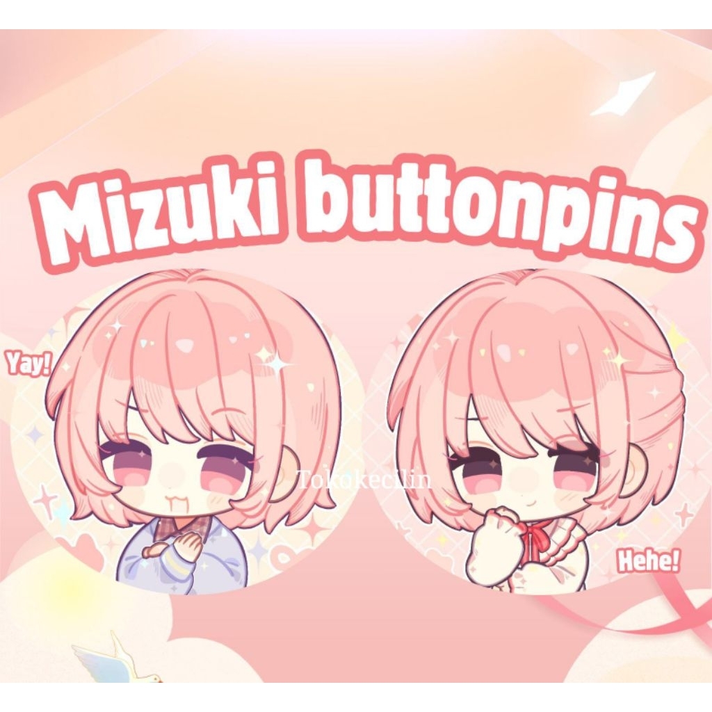 [NEW] Mizuki unofficial buttonpin mizuki project sekai pjsk Mizuki Akiyama PRSK fanmerch unofficial 