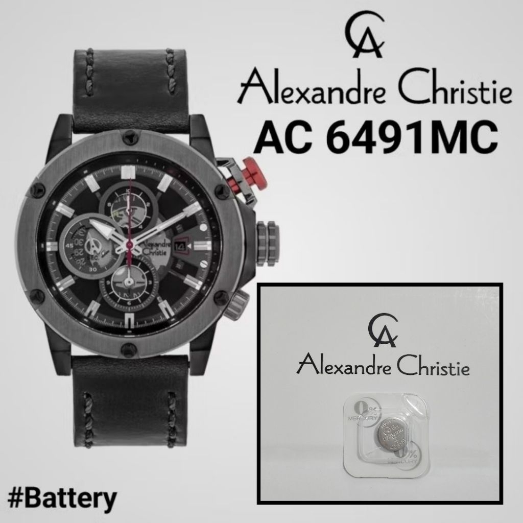 Baterai Jam Tangan Alexandre Christie AC 6491 MC