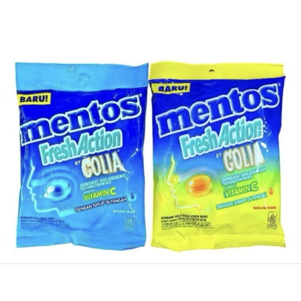 

Mentos fresh action Golia // lemon madu