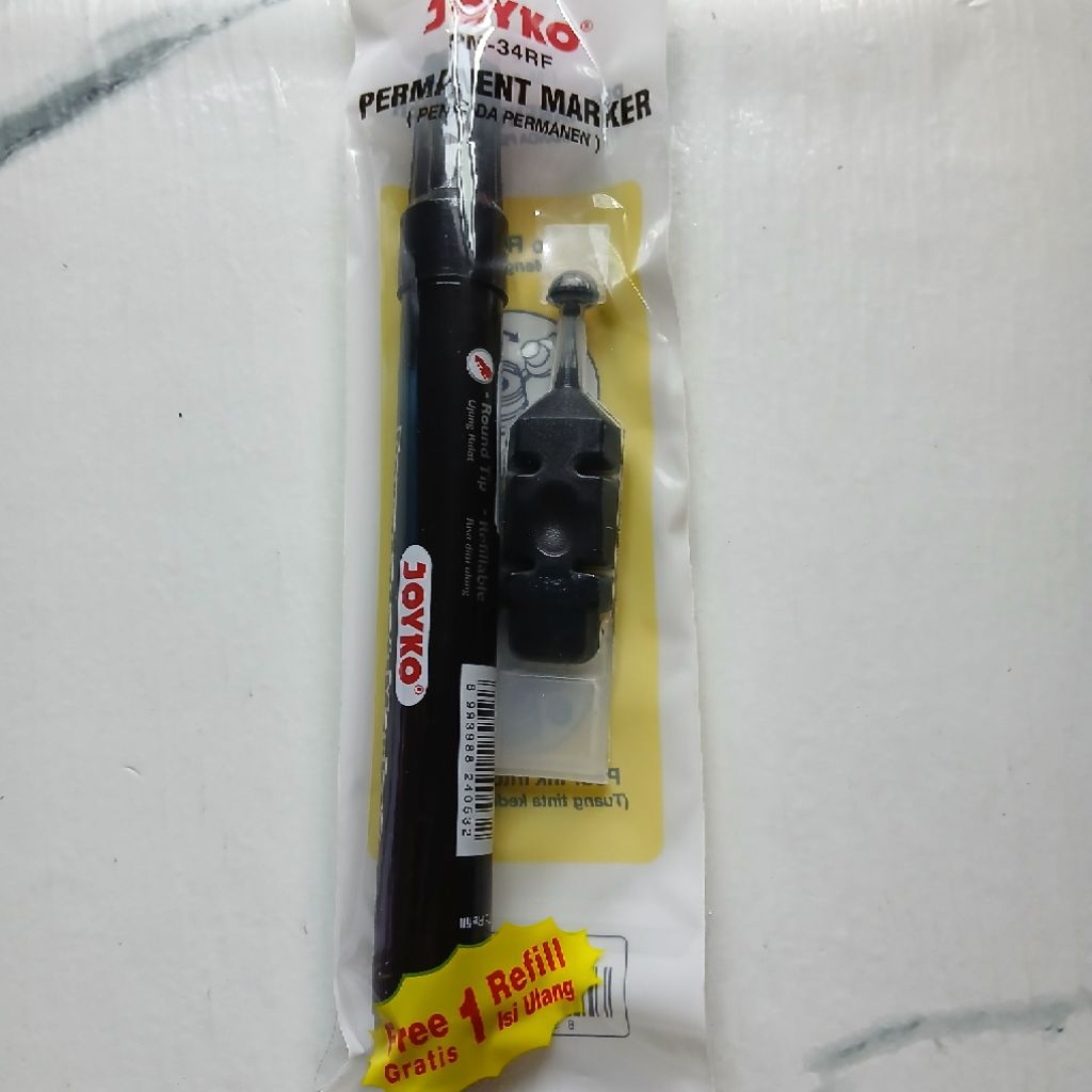 

Spidol Permanen Joyco Round Tip + 1 Refill