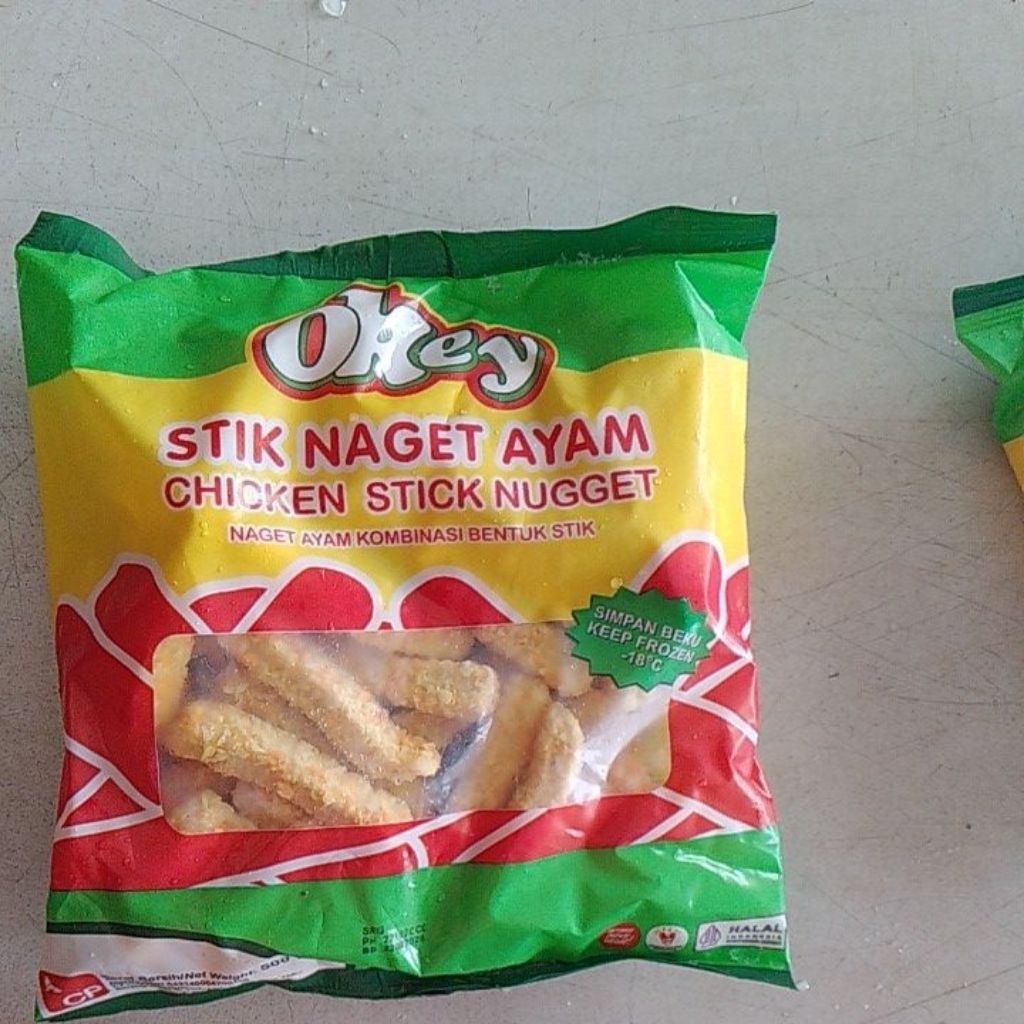 

Okey Nugget Ayam Bentuk Stik | Coin Berat 500gr