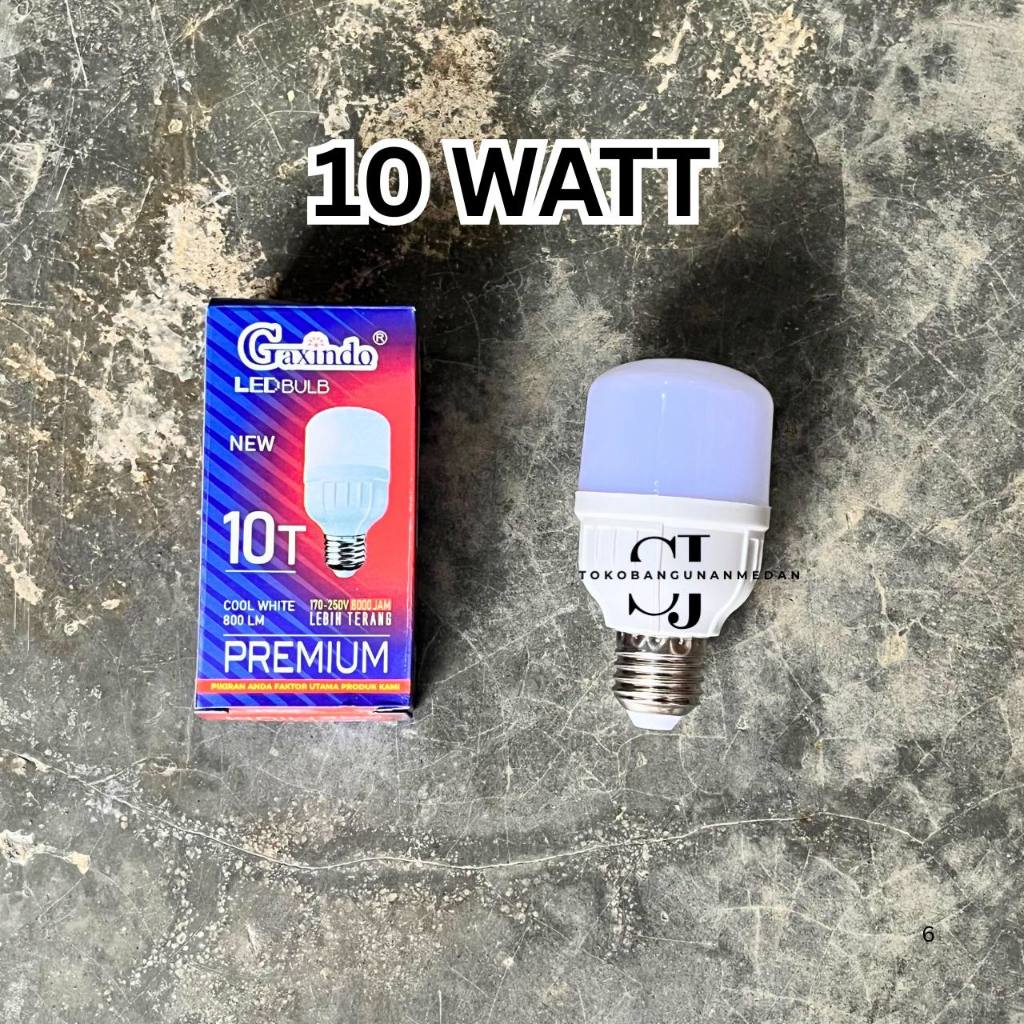 Lampu Bohlam LED Gaxindo 10 Watt Murah