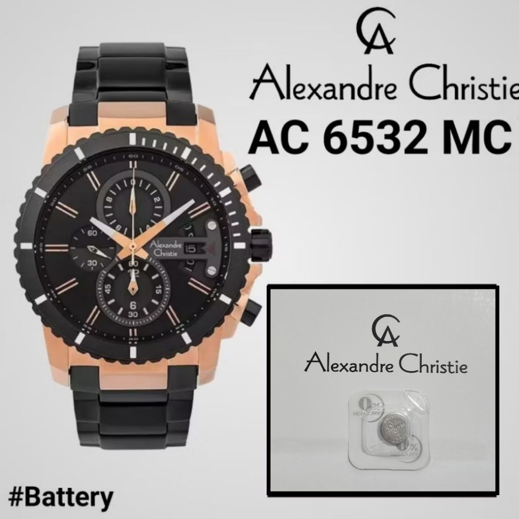 Baterai Jam Tangan Alexandre Christie AC 6532 MC