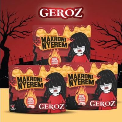 

Geroz - Makroni Nyerem - Rasa BBQ isi 3