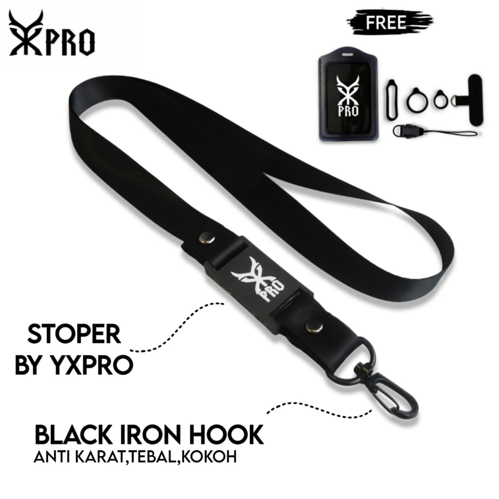 

YXPRO Tali Lanyard Polos 2cm Gantungan Universal