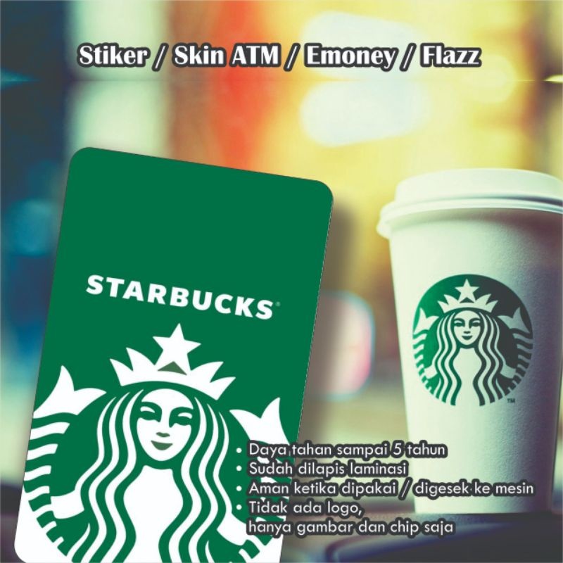 

Stiker / Garskin / Skin ATM Starbucks