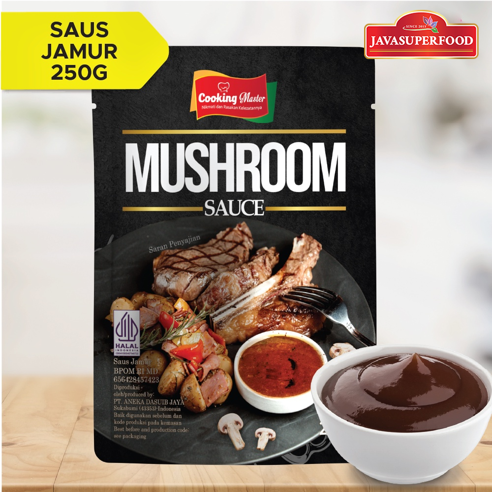 

Cooking Master - Saus Jamur / Mushroom Sauce Saus Jamur Mushroom Sauce 250g