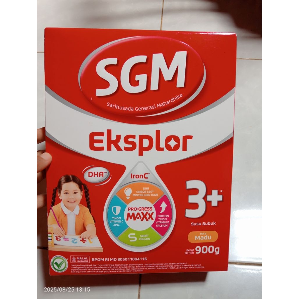 

Susu SGM 3+ madu 900grm