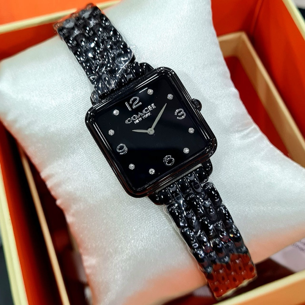 100% Original Jam Tangan Wanita Coach Square Dial