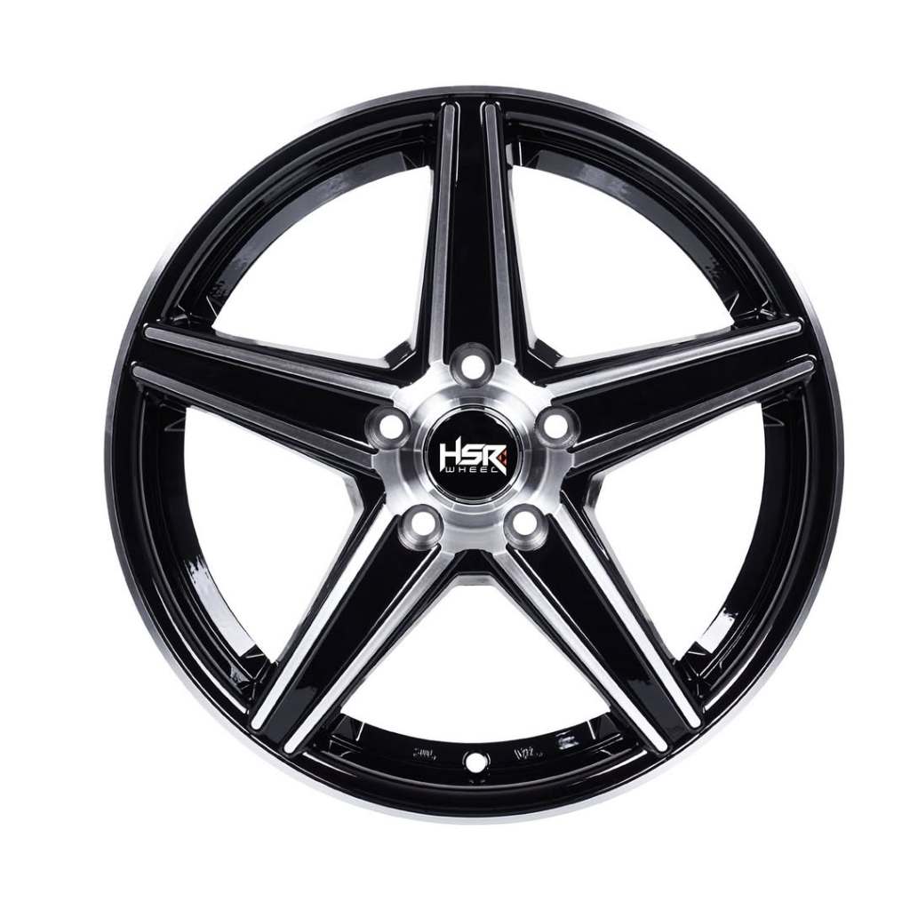 Hsr Wheel - Velg Emission R17 H5X114 Black Polish