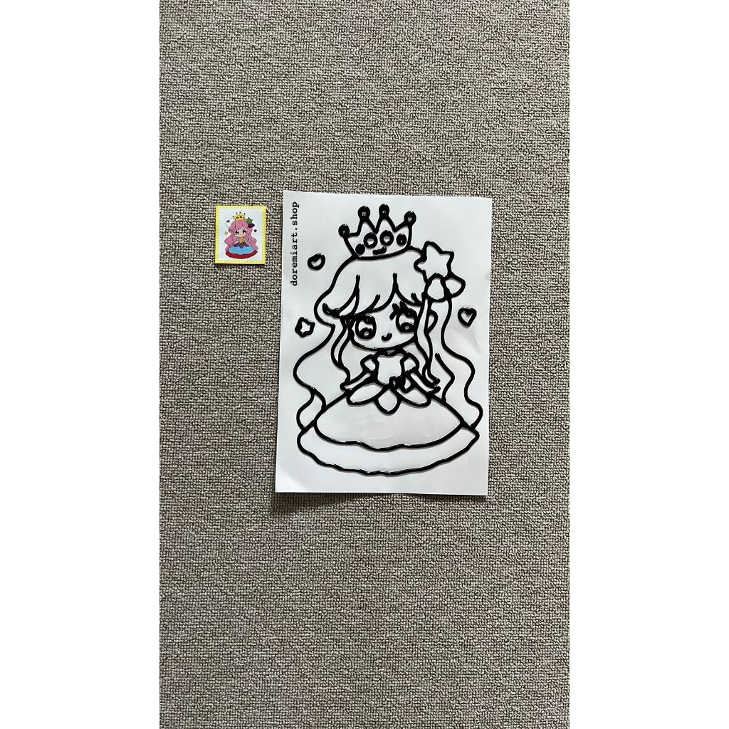 DIY Painting Rubber Cair 3D Mainan Edukasi Anak Prakarya Art / Karet Cair / Melukis Mewarnai Karakte