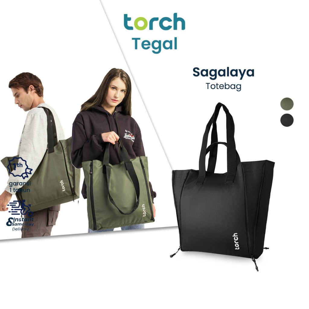 TORCH Sagalaya 2 in 1 Totebag Selempang Tas Belanja Besar