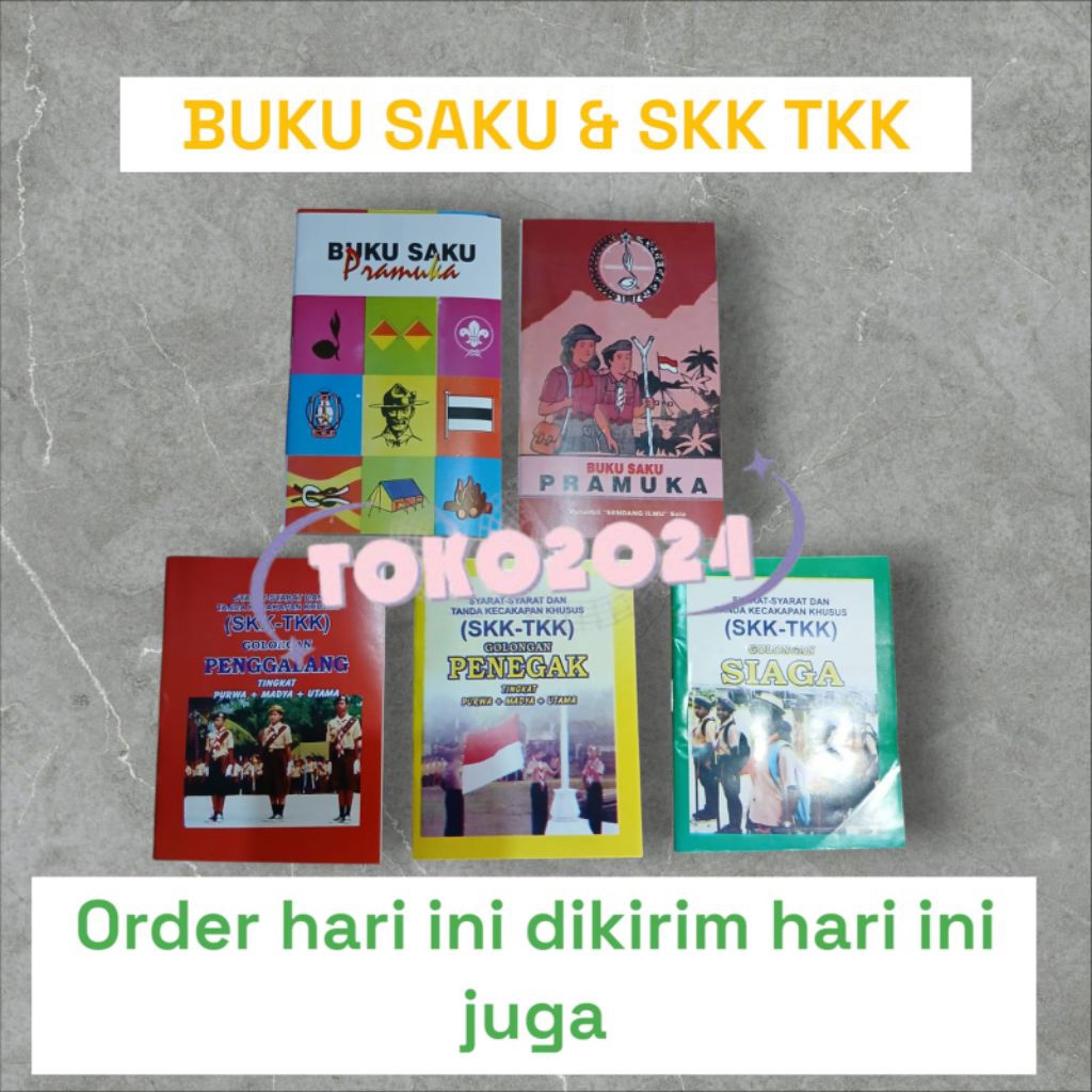 Buku Pramuka Lengkap / Buku Saku / Buku pramuka / Buku skk-tkk / Buju SKU pramuka