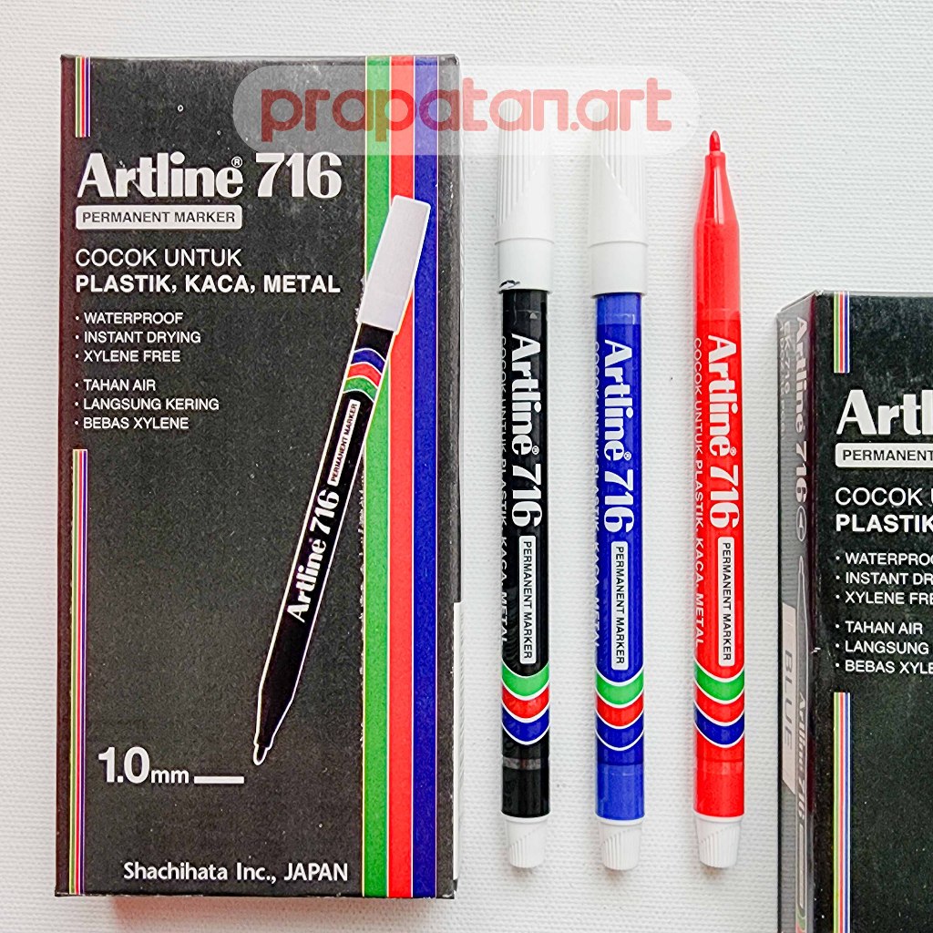 

Spidol Permanen Artline EK-716 | Waterproof Permanent Marker