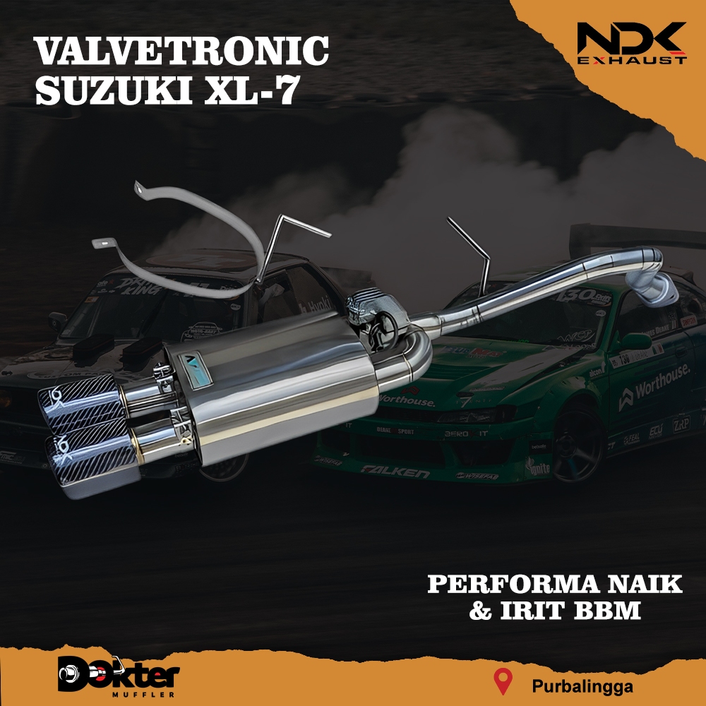 VALVETRONIC MOBIL SUZUKI XL7 SUARA BISA RACING BISA SILENT NDK EXHAUST