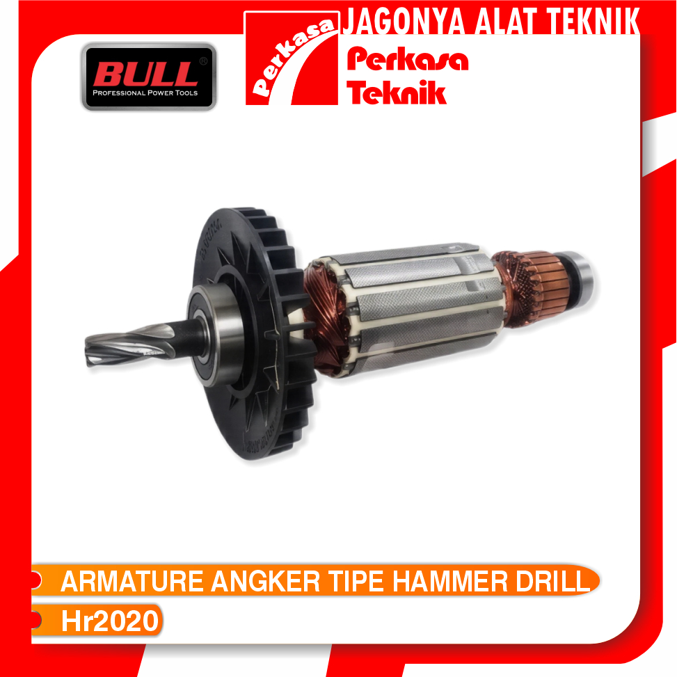 BULL HR2020 Armature Rotor Angkur Angker Mesin Bor Dinding Beton Hammer Drill Makita HR 2020