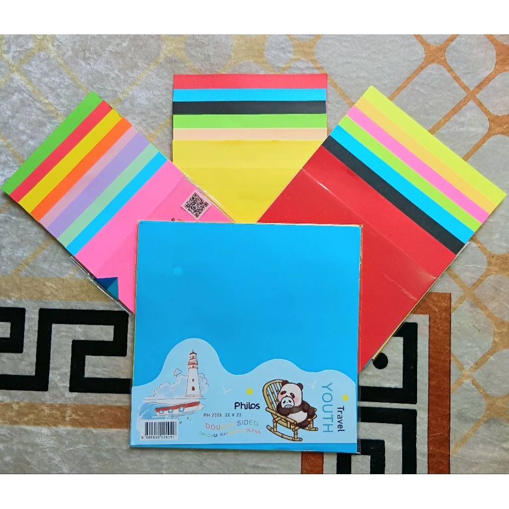 

(PCS) ORIGAMI WARNA POLOS ISI 20 LEMBAR (min. order 12 pcs)